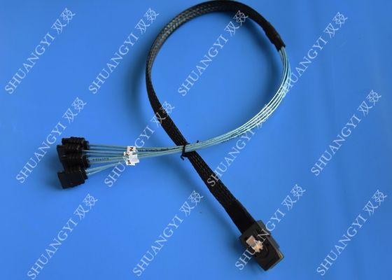 China SFF 8087 al cable Pinout 2 SCSI atado serial SATA de 4 SATA Molex SAS a HDD proveedor