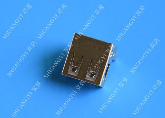 China Conector femenino de la carga por USB del Pin recto con resistencia de contacto de 30 MΩ proveedor