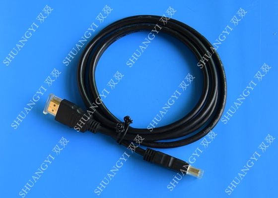 China Longitud de cable fina estándar de 1080P HDMI los 2.5m para TV HDMI a HDMI V 1,4 proveedor