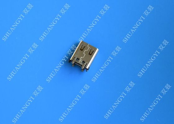 China Tipo eléctrico ciclos del conector USB USB 3,1 del Pin de la INMERSIÓN 24 de SMT de la hembra 10000 de C proveedor