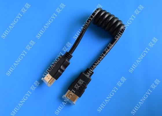 China El cable de alta velocidad del Pin HDMI del negro 8, oro plateó las multimedias HDMI al cable de HDMI proveedor