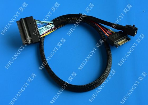 China Servidores SFF 8643 de los puestos de trabajo al cable de U.2 SFF 8639 con el conector de poder de 15 Pin SATA proveedor