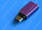 Tipo 5X/6P metal púrpura micro del nexo de MacBook USB C a USB A 3,0 de C USB proveedor