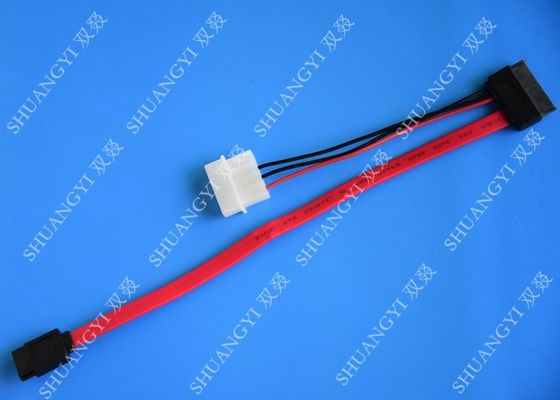China Cable de datos de SATA 3,0 6Gbps SATA, 4 longitud de cable de SATA del poder del Pin IDE LP4 los 40cm proveedor