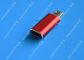 Tipo rojo varón del USB 3,1 de C a Pin micro USB micro del USB 5 delgado para el teléfono celular proveedor